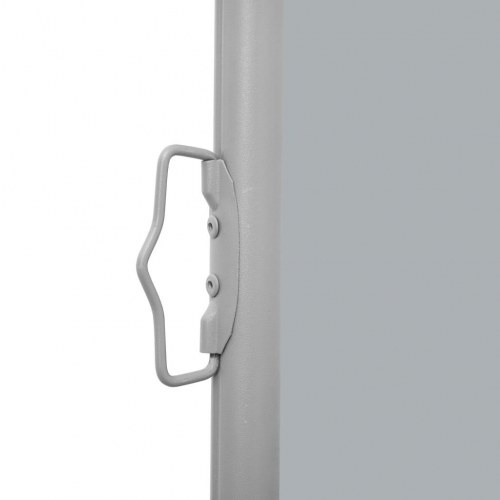 Sammenrullelig sidemarkise til terrassen 170 x 500 cm grå