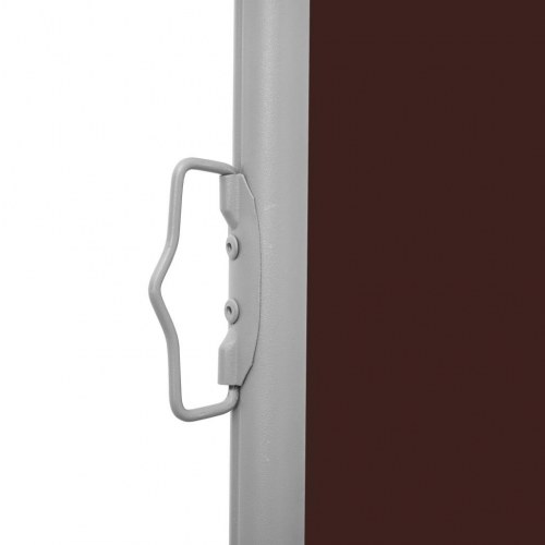 Sammenrullelig sidemarkise til terrassen 170x500 cm brun
