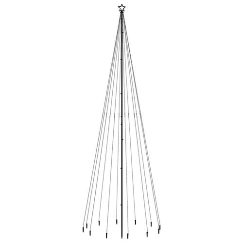 Juletræ med spyd 732 LED'er 500 cm varmt hvidt lys