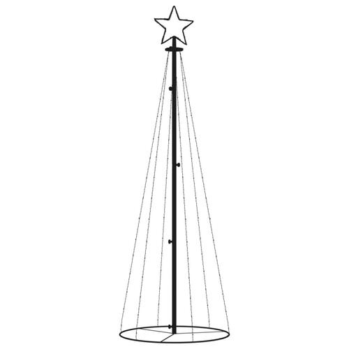 Kegleformet juletræ 108 LED'er 70x180 cm blå