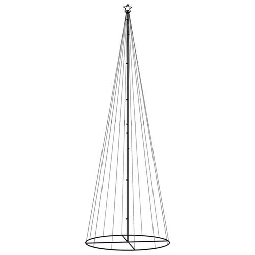 Kegleformet juletræ 160x500 cm 732 LED'er varmt hvidt lys