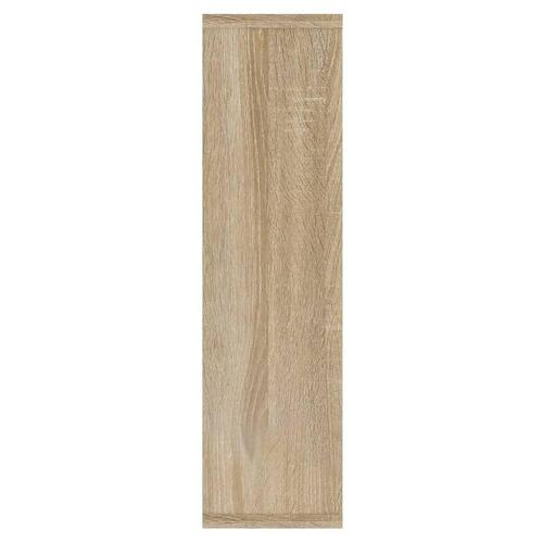 Spejlskab med LED-lys 76x15x55 cm sonoma-eg