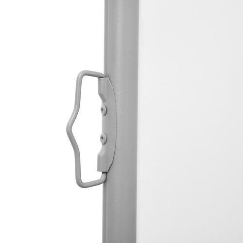 Sammenrullelig sidemarkise 100 x 600 cm cremefarvet