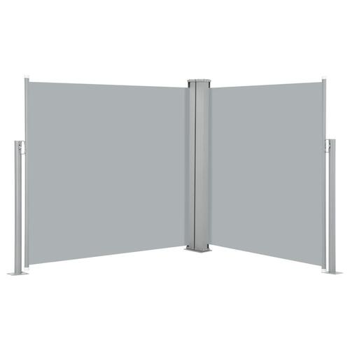 Sammenrullelig sidemarkise 100 x 600 cm antracitgrå