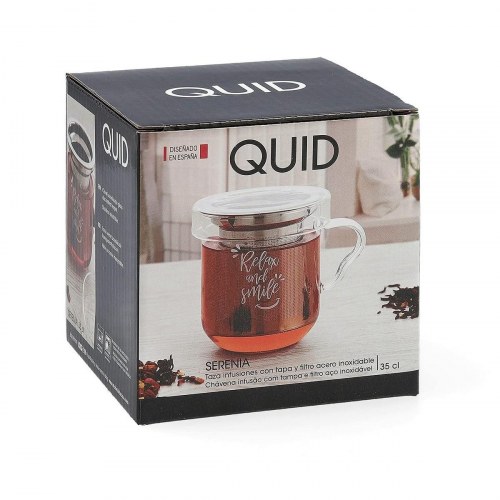 Serenia krus med infusionsfilter, gennemsigtig glas, 350 ml (3 dele)