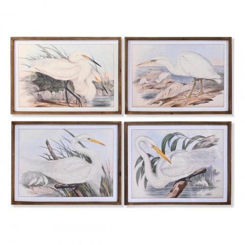 Malerisæt - Hejre, 4 dele, 70 × 50 cm