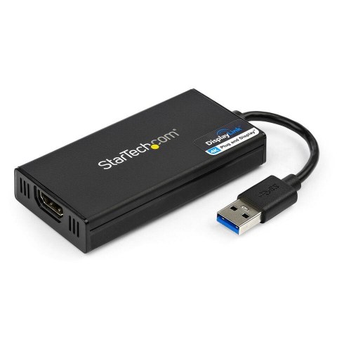 HDMI adapter USB 3.0 - Startech USB32HD4K, sort