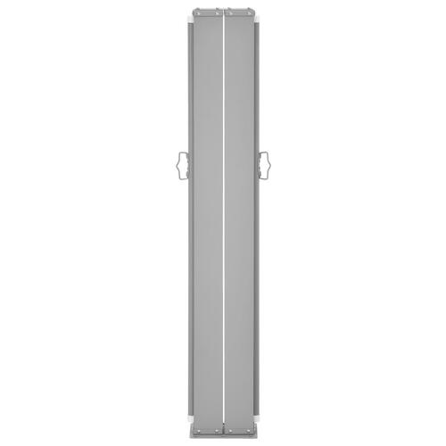 Sammenrullelig sidemarkise 100 x 1000 cm sort