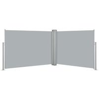Sammenrullelig sidemarkise 120 x 1000 cm antracitgrå