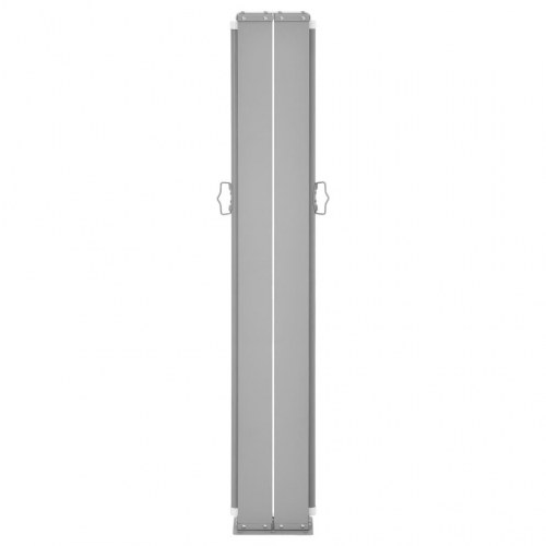 Sammenrullelig sidemarkise 140 × 1.000 cm - sort