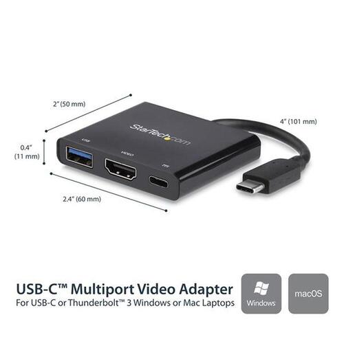 Docking-station Startech CDP2HDUACP Sort