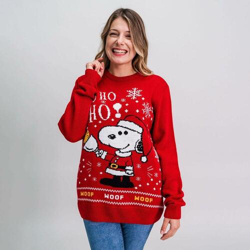 Unisex Trøje Snoopy Rød XXL