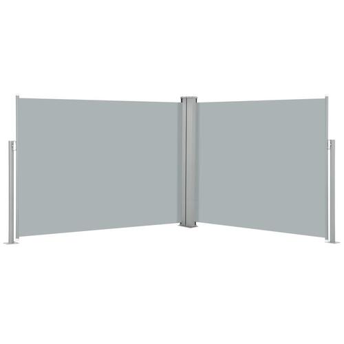 Sammenrullelig sidemarkise 170 x 1000 cm antracitgrå