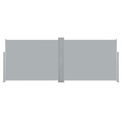Sammenrullelig sidemarkise 170 x 1000 cm antracitgrå