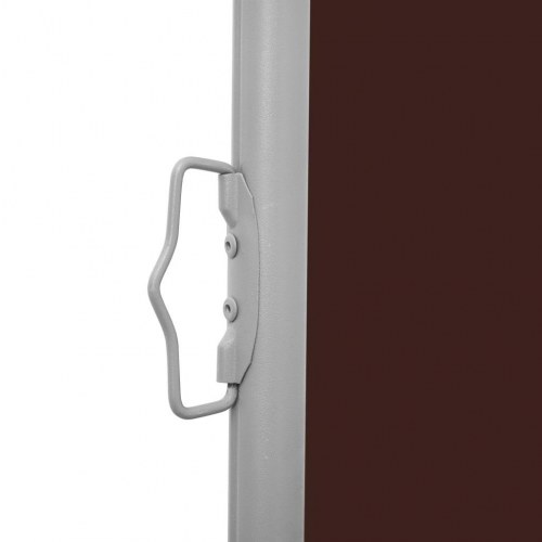Sammenrullelig sidemarkise 170 x 1000 cm brun