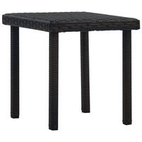 Havebord 40 x 40 x 40 cm polyrattan brun