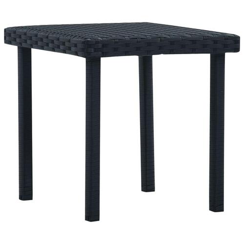 Havebord 40 x 40 x 40 cm polyrattan sort