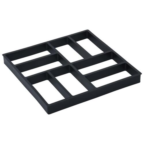 Støbeform til havebelægning 2 stk. 40 x 40 x 4 plastik