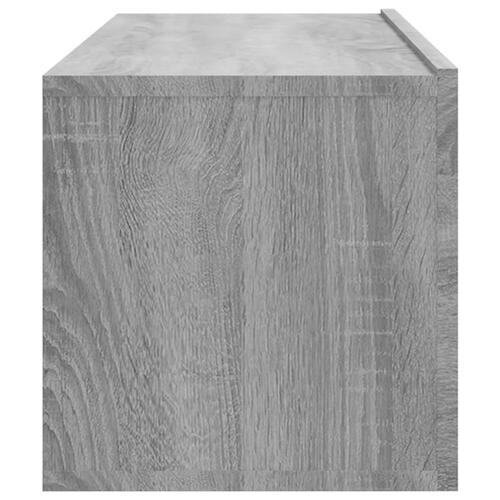Væghængte tv-skabe 4 stk. 100x30x30 cm grå sonoma-eg
