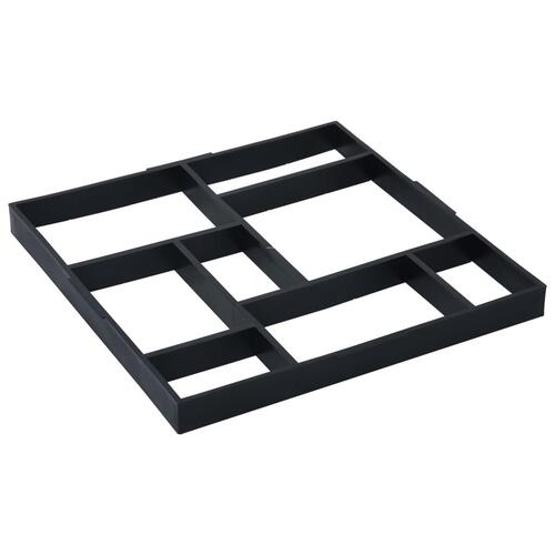 Støbeform til havebelægning 2 stk. 50,4 x 50,4 x 4,3 plastik