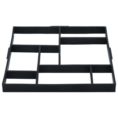 Støbeform til havebelægning 2 stk. 50,4 x 50,4 x 4,3 plastik