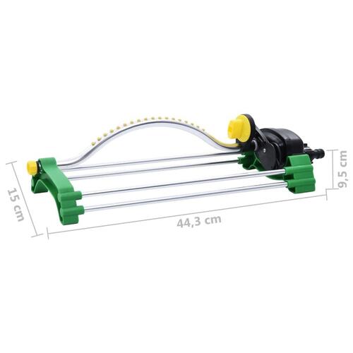 Oscillerende sprinkler med 18 dyser
