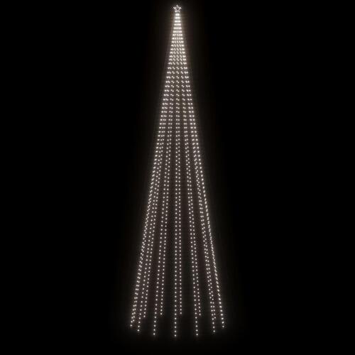 Juletræ med spyd 1134 LED'er 800 cm koldt hvidt lys