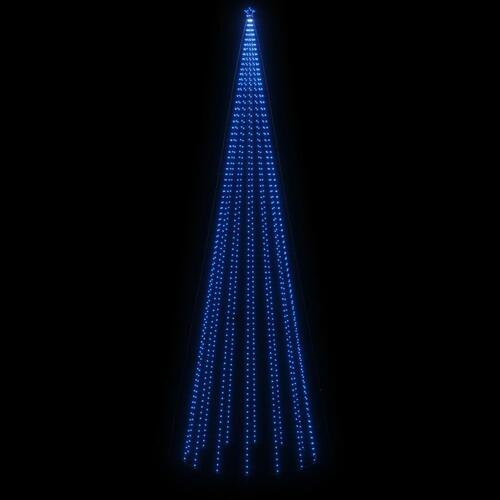 Juletræ med spyd 1134 LED'er 800 cm blåt lys