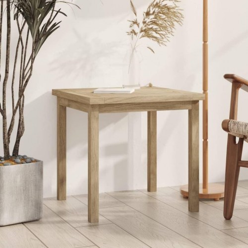 Sidebord 45x45x45 cm massivt teaktræ