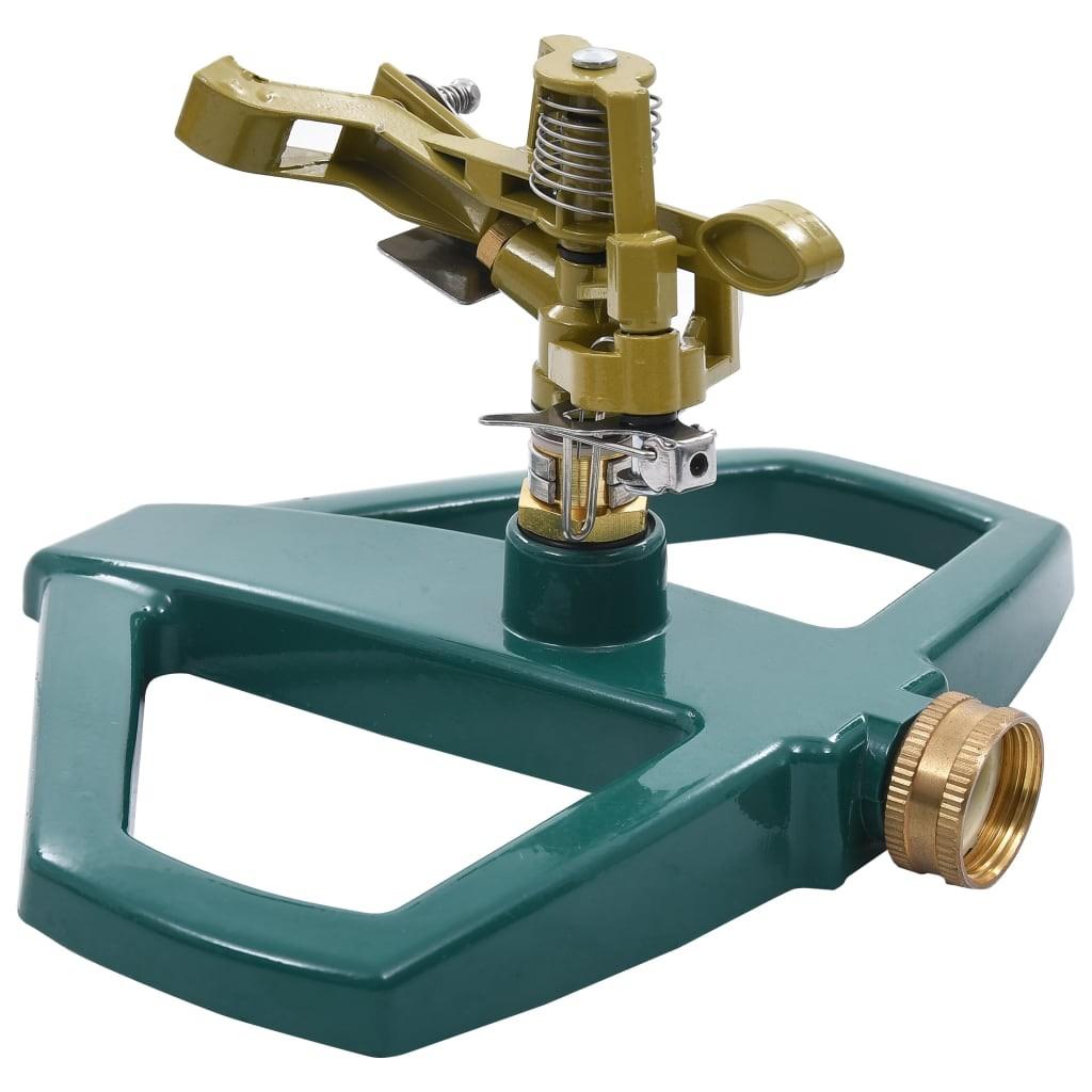Roterende sprinkler 21x22x13 cm metal grøn billede