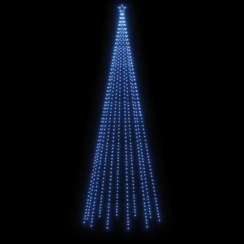Juletræ med spyd 732 LED'er 500 cm blåt lys