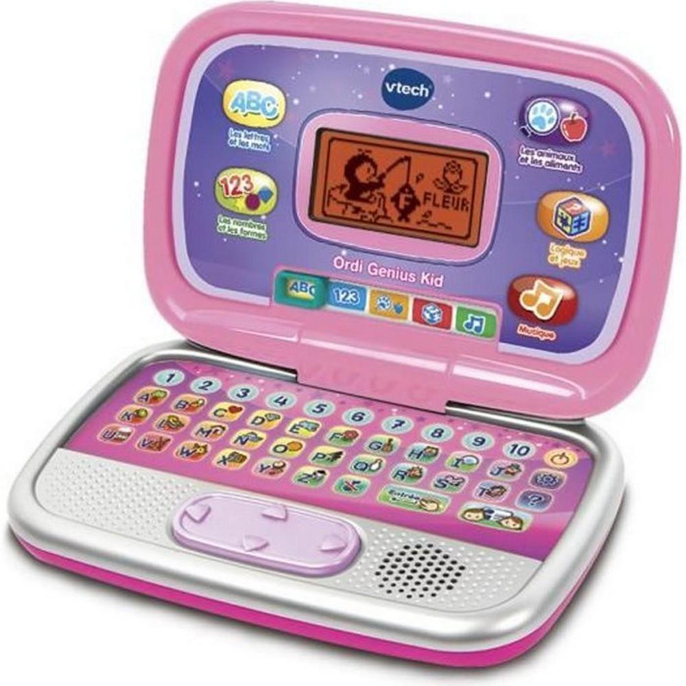 Bærbar computer Vtech Ordi Genius Kid Pædagogisk spil Pink Interaktiv Fransk (FR)