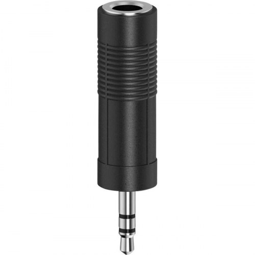 Jack adapter 3,5 mm Hama - hun til han, sort