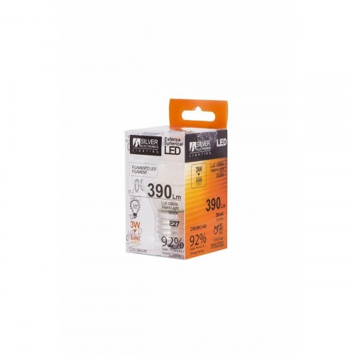 LED pære Silver Electronics E27 3 W 3000 K (960328)