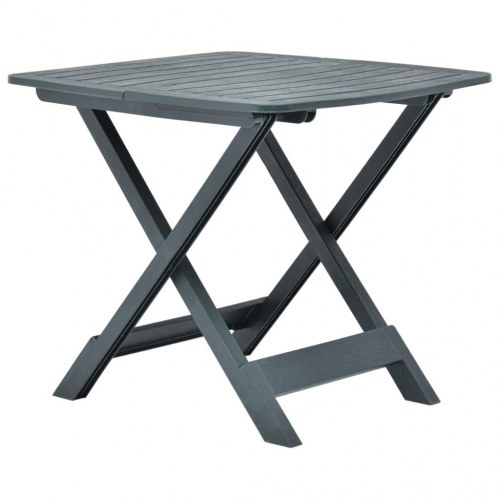 Foldbart havebord 79 x 72 x 70 cm plastik grøn