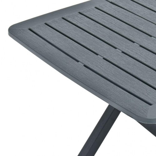 Foldbart havebord 79 x 72 x 70 cm plastik grøn