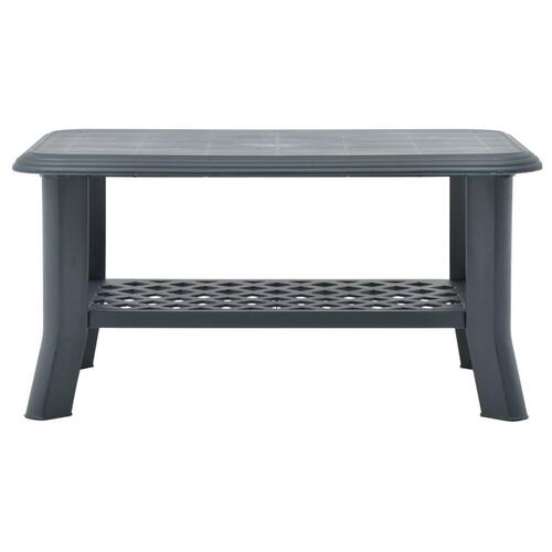 Sofabord 90 x 60 x 46 cm plastik grøn