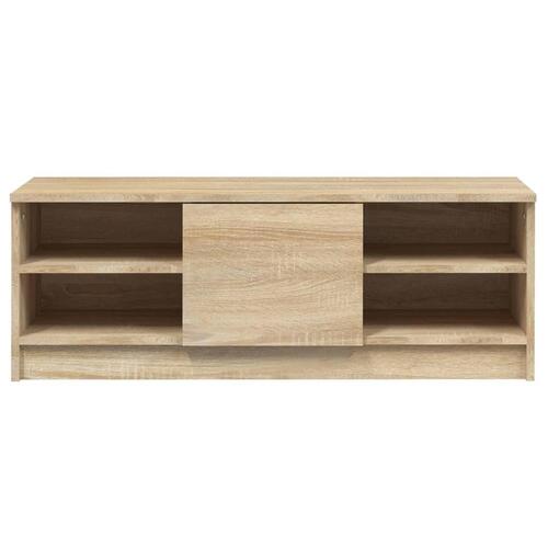Tv-bord 102x35,5x36,5 cm konstrueret træ sonoma-eg