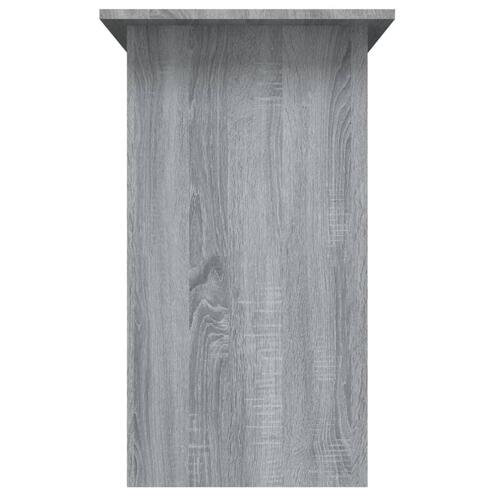 Skrivebord 80x45x74 cm konstrueret træ grå sonoma-eg