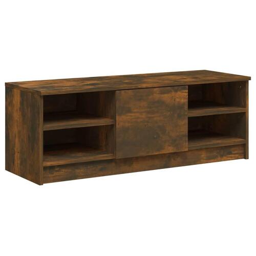 Tv-bord 102x35,5x36,5 cm konstrueret træ røget egetræsfarve