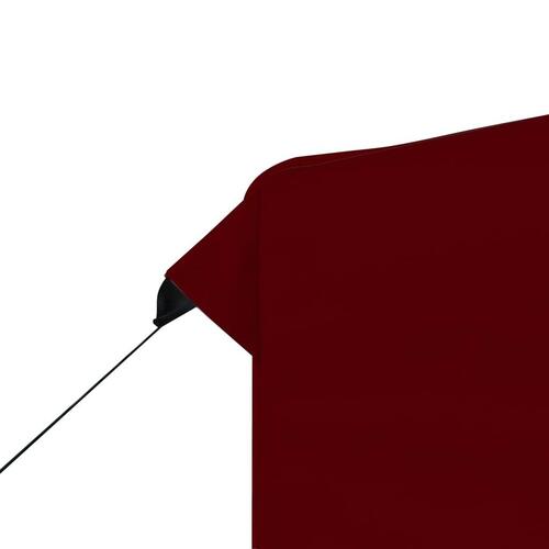 Foldbart festtelt 2 x 2 m aluminium bordeaux