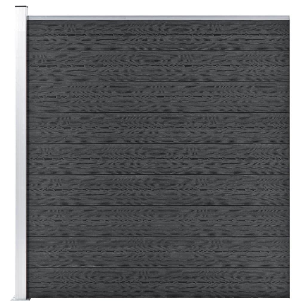 Havehegn 175x186 cm WPC grå