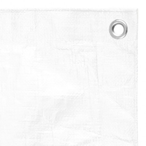 Presenning 6x8 m 180 g/m² HDPE hvid