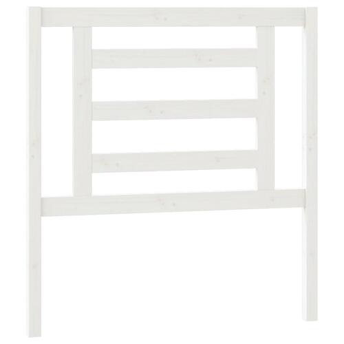 Daybed med udtræk 2x(90x200) cm massivt fyrretræ hvid