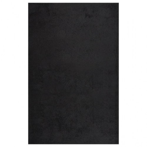 Shaggy gulvtæppe 200x290 cm høje luv sort