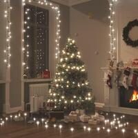 LED-lyskæde med 300 LED'er 30 m PVC kold hvid lys