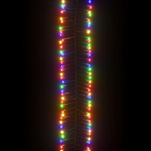 LED-lyskæde 400 LED'er 7,4 m PVC flerfarvet lys