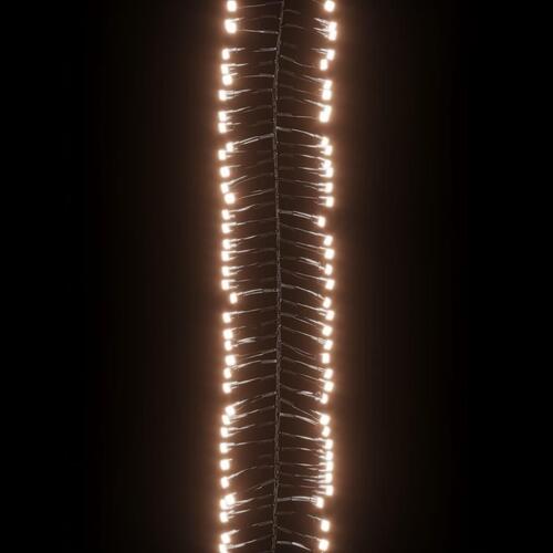 LED-lyskæde 1000 LED'er 11 m PVC varmt hvidt lys