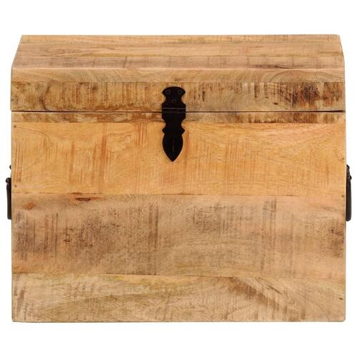Opbevaringskasse 39x28x31 cm massivt mangotræ