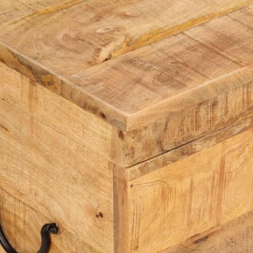 Opbevaringskasse 39x28x31 cm massivt mangotræ